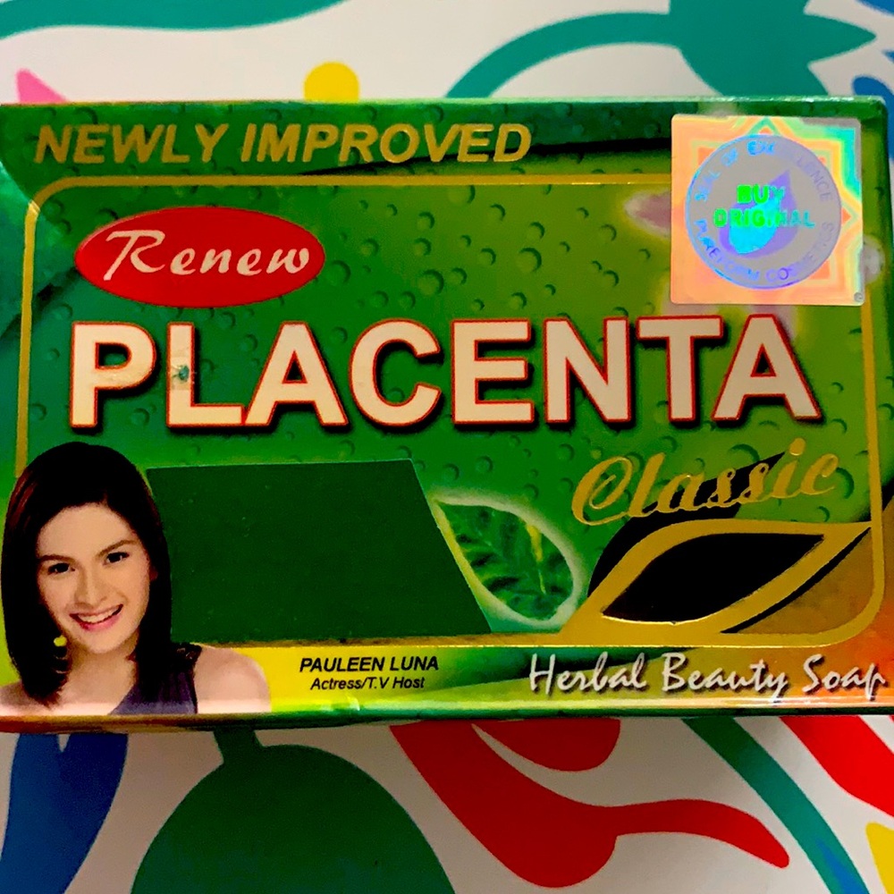 Renew placenta herbal beauty soap bar
